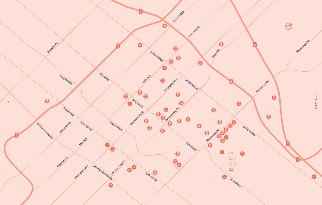 Reva Westfield Neighbourhood Map